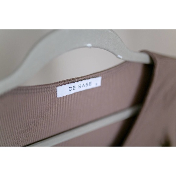 De Base Women Brown Bodysuit SZ S - Picture 3 of 7